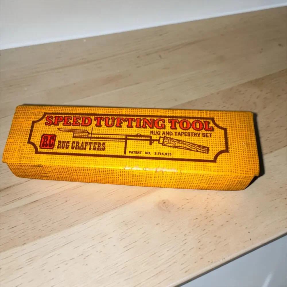 Vintage RC Rug Crafters Speed Tufting Tool Set with Box & Instructions